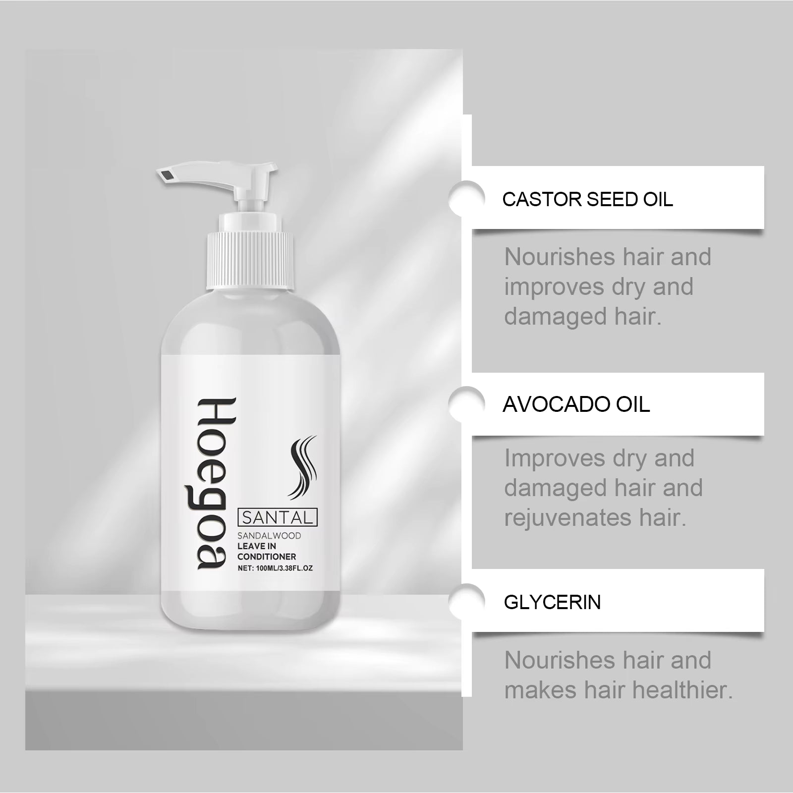 Leave in Conditioner Repair Protein Cream Hair Mask Nourish Treatment Natural Essences Organic Protein Cream for Dry Damaged