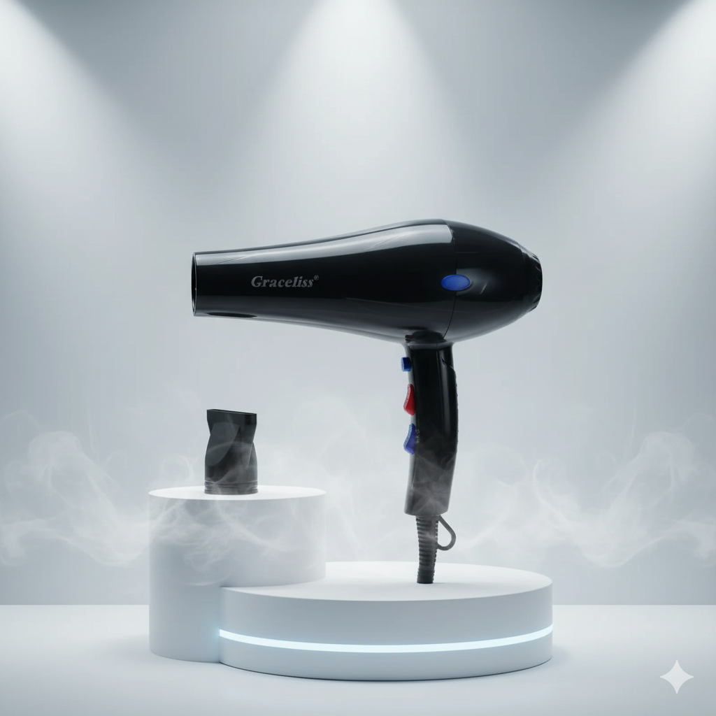 For Hairdresser and Hair Salon Long Wire EU Plug Real 2100W Power Professional Blow Dryer Salon Hair Dryer Hairdryer